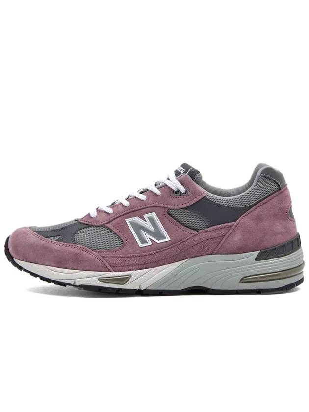 991 Made in UK Low Top Sneakers Pink Gray - NEW BALANCE - BALAAN 3