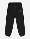 Essential Fear of God Fleece State Sweatpants Black 130BT242020F - FEAR OF GOD ESSENTIALS - BALAAN 1