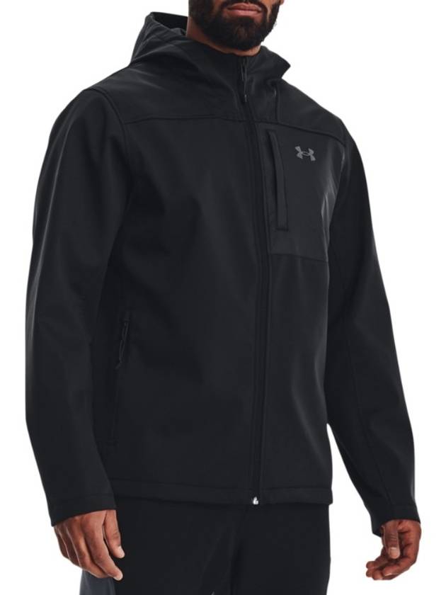 Men's Cold Gear Infrared Shield 2.0 Hooded Jacket Black - UNDER ARMOUR - BALAAN 3