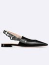 J'adior Slingback Flat Black - DIOR - BALAAN 2