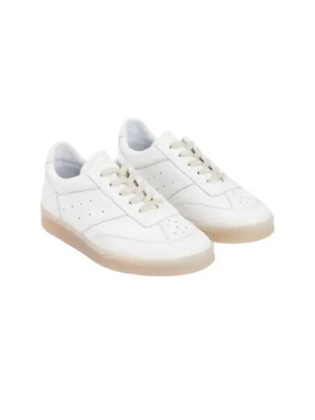 Calfskin Low Top Sneakers White - MAISON MARGIELA - BALAAN 2