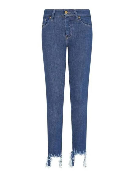 Women s Damaged Hemline Skinny Jeans SLANDY Light Indigo - DIESEL - BALAAN 1