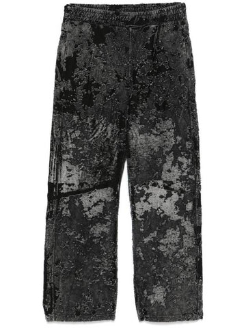 Diesel P-Martis-Show Burnout Track Pants With Camo Effect - DIESEL - BALAAN 1