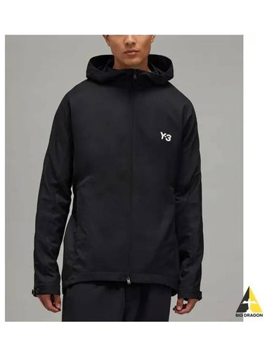 Y 3 U wool hooded top black REF WO HOOD - Y-3 - BALAAN 1