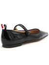 Soft Patent Leather Pointed Thom John Flat Black - THOM BROWNE - BALAAN 4