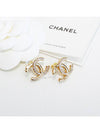 CC Logo Stud Earrings Gold - CHANEL - BALAAN 4