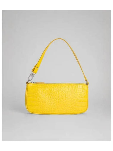 RACHEL CROCO EMBOSSED LEATHER YELLOW B1BTPM003WSBYE0CW0 - BY FAR - BALAAN 1