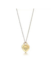 Return to Tiffany Heart Tag Pendant Necklace Yellow Gold - TIFFANY & CO. - BALAAN 1