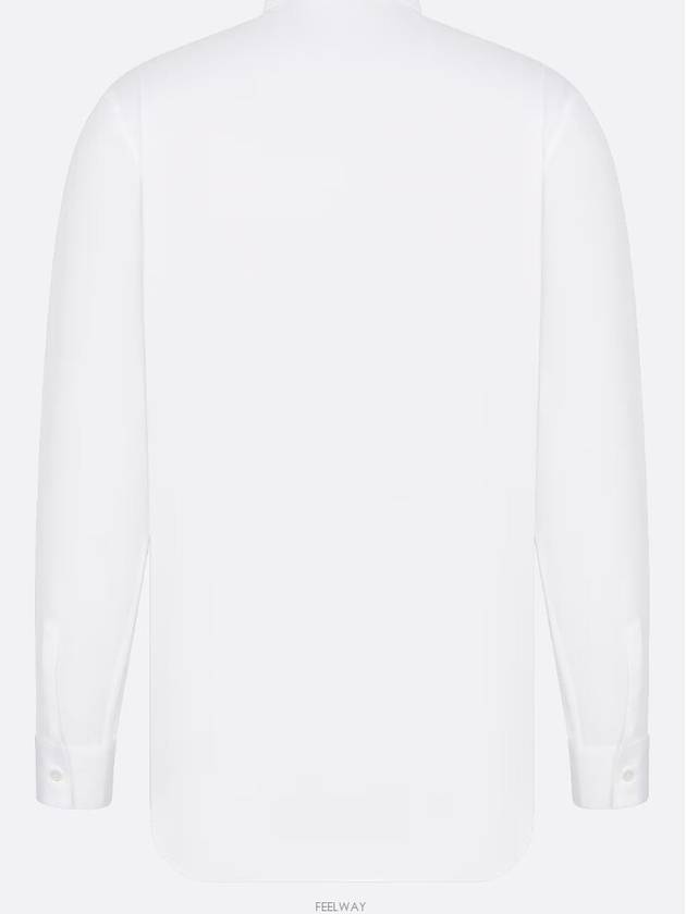 Bee Jewel Long Sleeve Shirt White - DIOR - BALAAN 4