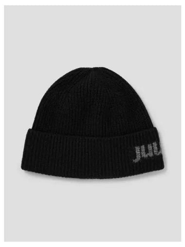 Logo jacquard knit beanie black domestic product GM0024053122304 - JUUN.J - BALAAN 1