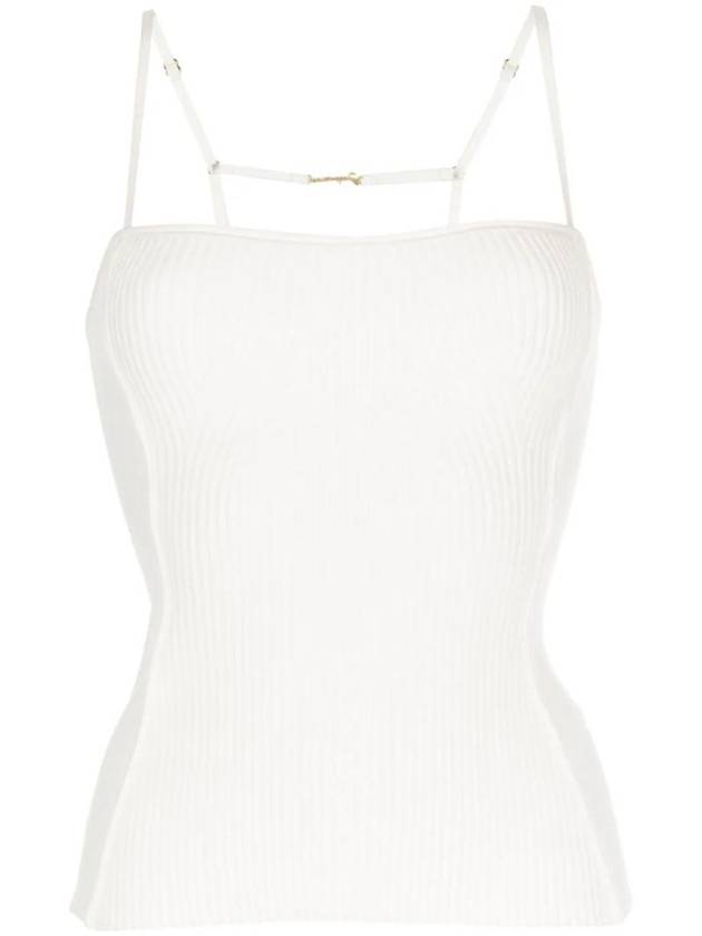 Sierra ribbed knit top 241KN3542355110 - JACQUEMUS - BALAAN 1