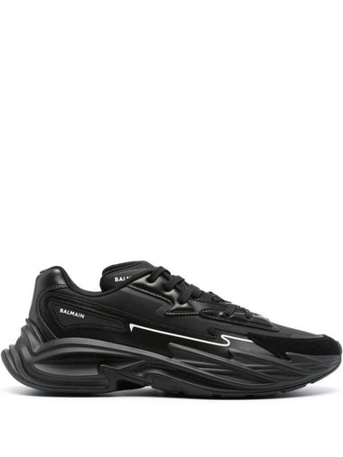 RUN ROW leather sneakers CM1VI355LLSN 0PA - BALMAIN - BALAAN 1