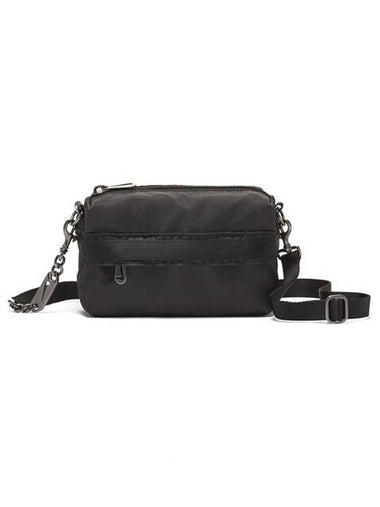 Futura Luxe Zipper Pocket Cross Bag Black - NIKE - BALAAN 1