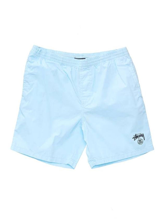 Men's Basic Stock Beach Shorts Light Blue - STUSSY - BALAAN 1