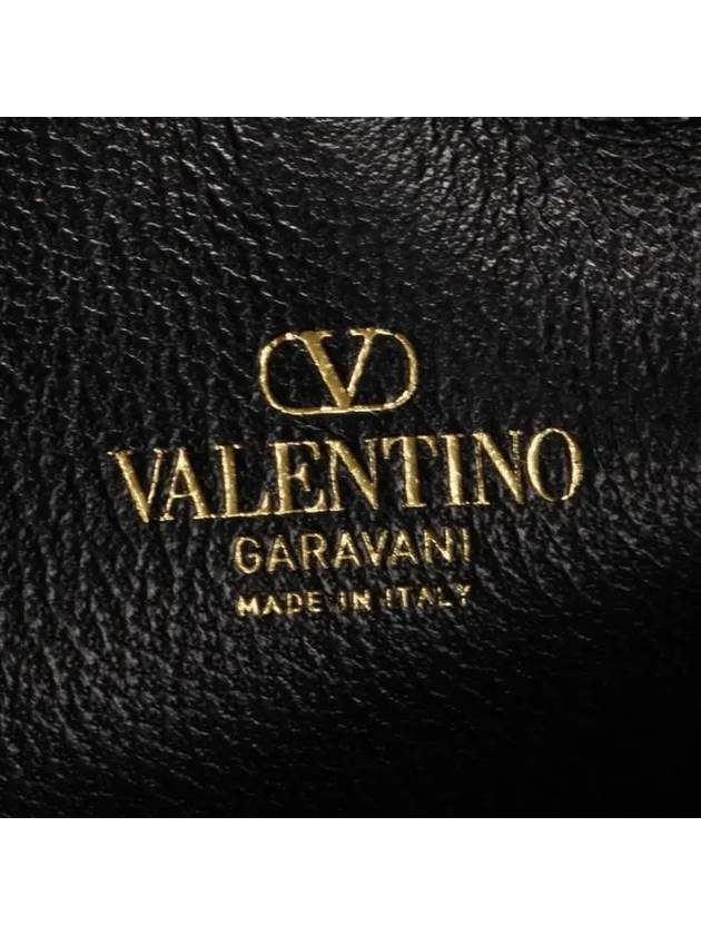 V Logo Chain Bucket Bag Black - VALENTINO - BALAAN 7