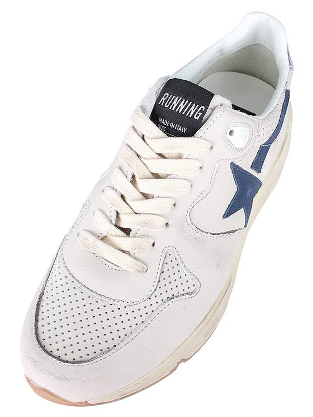 Running Sole Silver Tab Low Top Sneakers Ivory - GOLDEN GOOSE - BALAAN 8