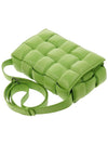 Silver Padded Cassette Cross Bag Acid Green - BOTTEGA VENETA - BALAAN 5