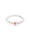 Misty Rose Beaded Ring Silver - PANDORA - BALAAN 2