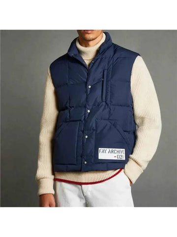 ARCHIVE down vest navy - FAY - BALAAN 1