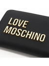 Love Wallet JC5613PP1IKD0 000 Black - MOSCHINO - BALAAN 3