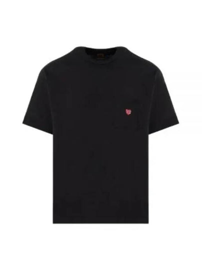 Chest Pocket Short Sleeve T-Shirt Black - HUMAN MADE - BALAAN 2