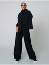 Slung Track Pants Black - ATHPLATFORM - BALAAN 6