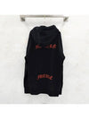 Lux You M Black Angry Cat Embroidered Patch Hoodie - GUCCI - BALAAN 2