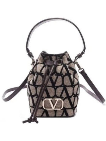 5W2P0Z44 VRI 6ZN Twal Econograph Bucket Bag 1311710 - VALENTINO - BALAAN 1