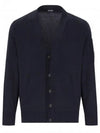 Lens Cotton Cardigan Navy - CP COMPANY - BALAAN 2