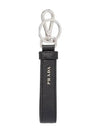 Saffiano Leather Key Holder Black - PRADA - BALAAN 4