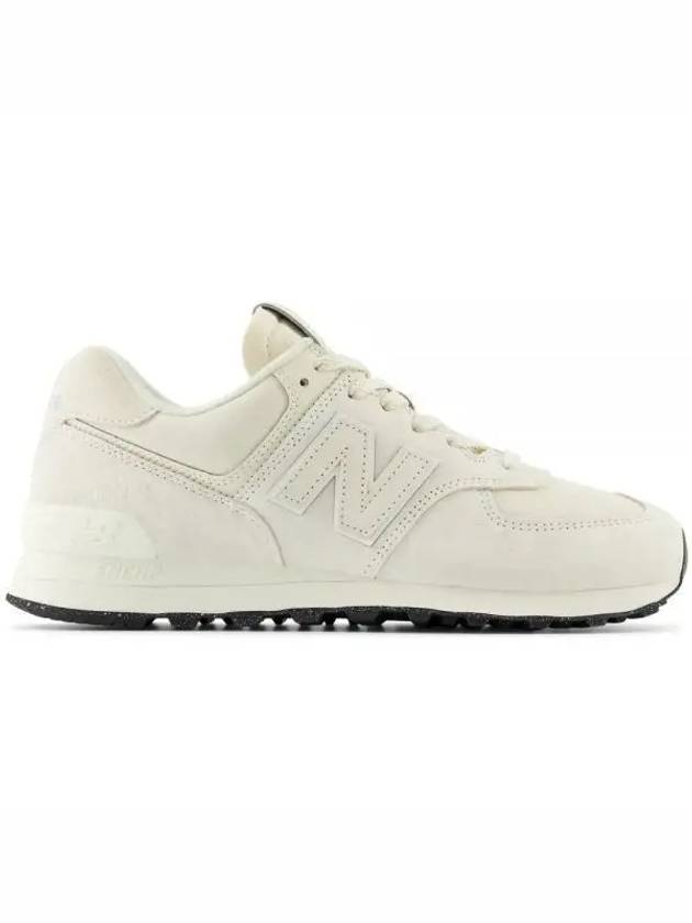 574 Linen Low Top Sneakers Sea Salt - NEW BALANCE - BALAAN 2