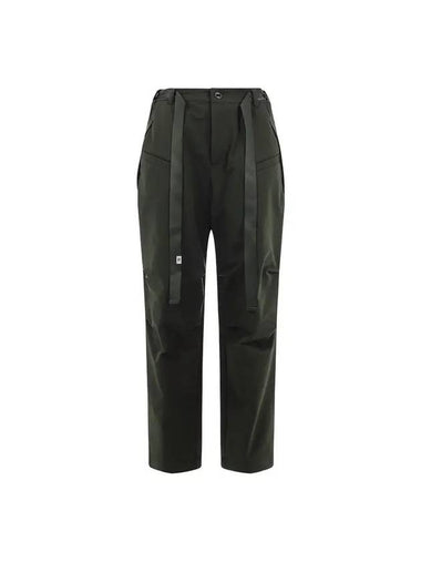 OG Alpha Belted Pintuck Straight Pants Khaki - OFFGRID - BALAAN 1