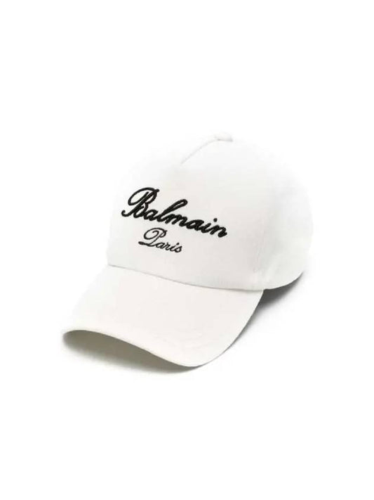 Men s Hat Logo Embroidered Baseball Cap CH1XA231CD29GFE - BALMAIN - BALAAN 1