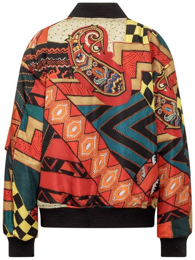 Patchwork Bomber Jacket 1310495528000 B0040193577 - ETRO - BALAAN 3