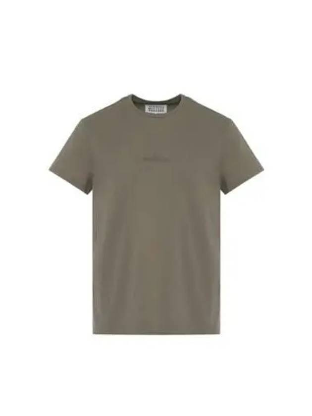 Reverse Logo Jersey Short Sleeve T-Shirt Light Green - MAISON MARGIELA - BALAAN 2