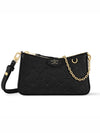 Monogram Easy Pouch On Strap Shoulder Bag Black - LOUIS VUITTON - BALAAN 5