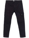 Stretch Sateen Ergonomic Lens Cargo Straight Pants Nightshade - CP COMPANY - BALAAN 2