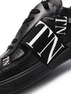 Logo Band Low-Top Sneakers Black - VALENTINO - BALAAN 5