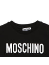 Kids short sleeved t shirt HQM03T LBA10 60100 Adults can wear - MOSCHINO - BALAAN 3