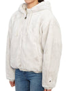 Women's Reversible Quilted Eaton Fur Jacket White - MOOSE KNUCKLES - BALAAN 8