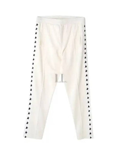 Men's Road Tapered Track Pants White - GOLDEN GOOSE - BALAAN 2