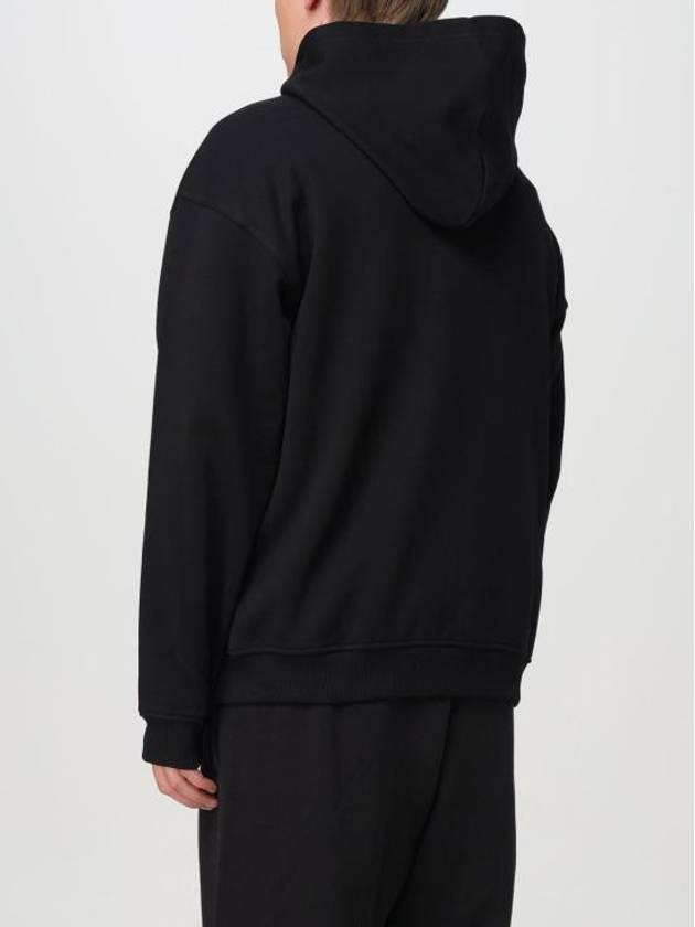 S Boxt Logo Embroidery Zip Up Hoodie Black - DIESEL - BALAAN 4