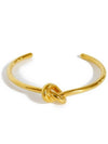 Knot Open Bracelet Gold - CELINE - BALAAN.