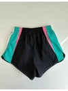 Logo Color Block Shorts Black - ADIDAS - BALAAN 9