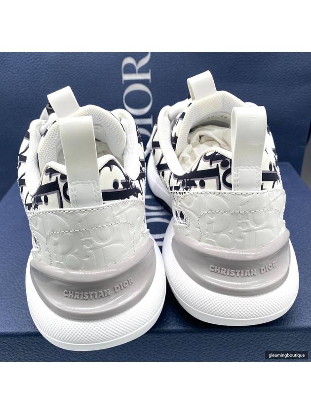 B24 Oblique Technical Fabric Low Top Sneakers White - DIOR - BALAAN 6