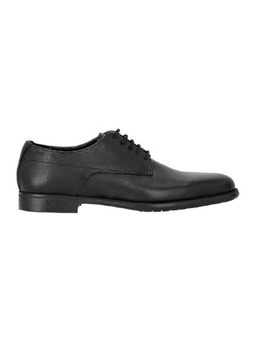 Men's Kyron Leather Derby Black - HUGO BOSS - BALAAN 1