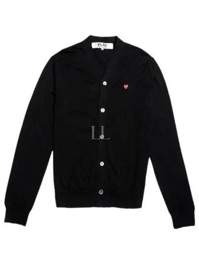 Heart Wappen Cardigan Black - COMME DES GARCONS - BALAAN 2