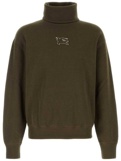 EKD Appliqué Knit Cotton Turtleneck Loch - BURBERRY - BALAAN 2