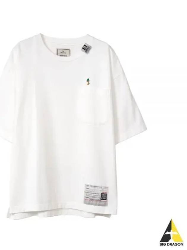 A13TS631 white duck embroidery t shirt - MIHARA YASUHIRO - BALAAN 2