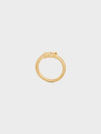 Triomphe Asymmetric Ring Gold - CELINE - BALAAN 2